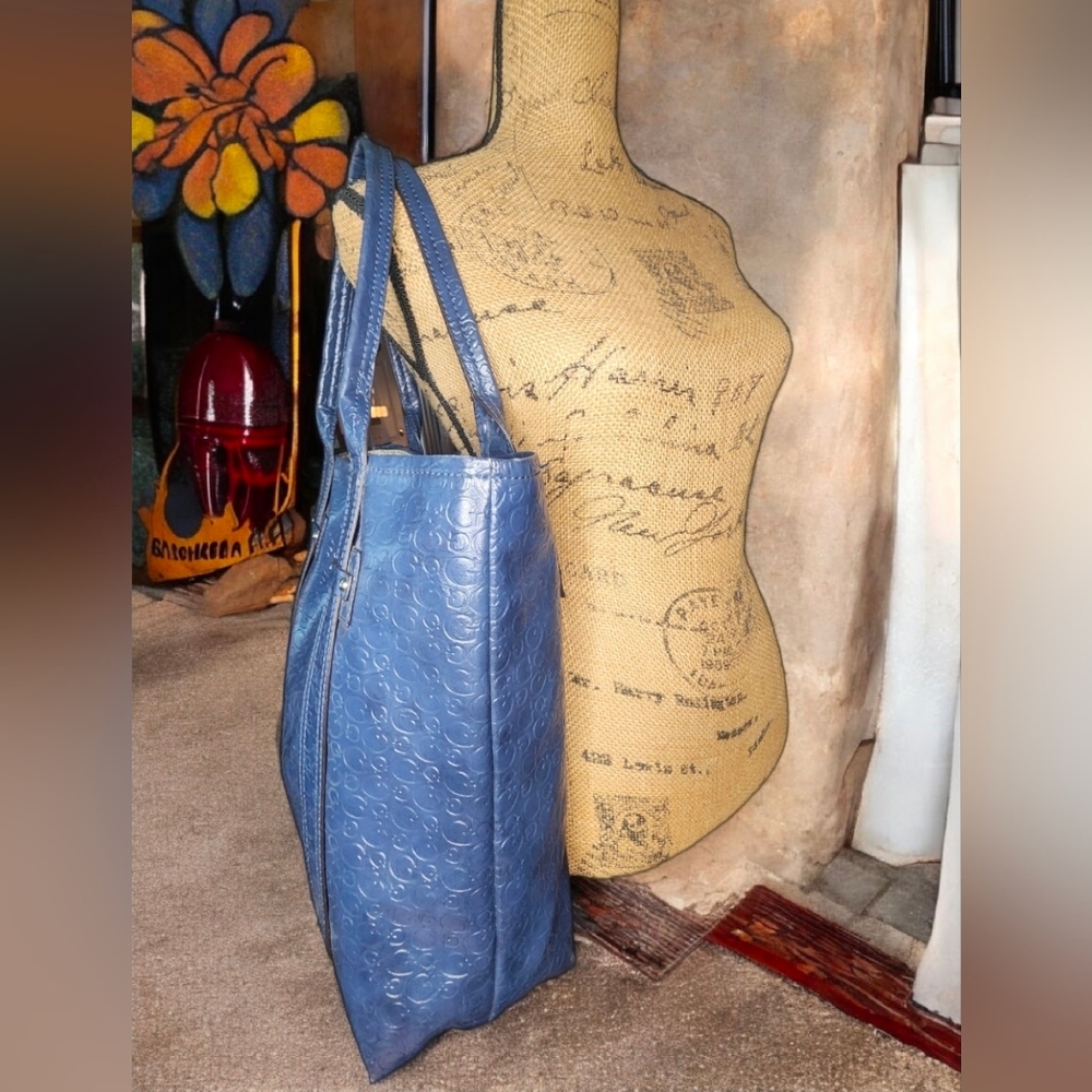GUESS Bright Candy Collection Blue Tote Bag - Picture 12 of 14